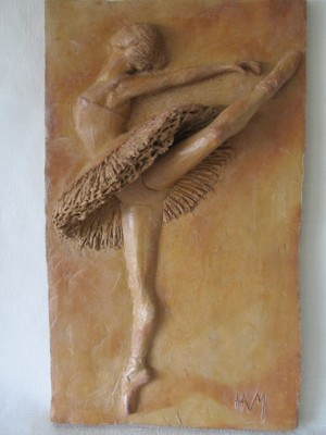 Danseuse au tutu (bas relief)