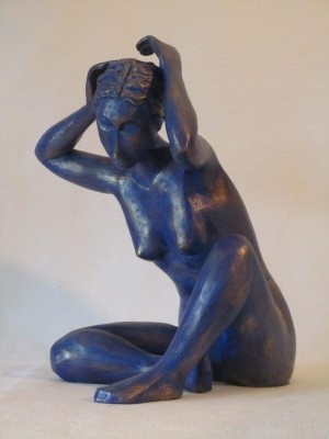 Cariatide bleue (d'après dessin de Modigliani)